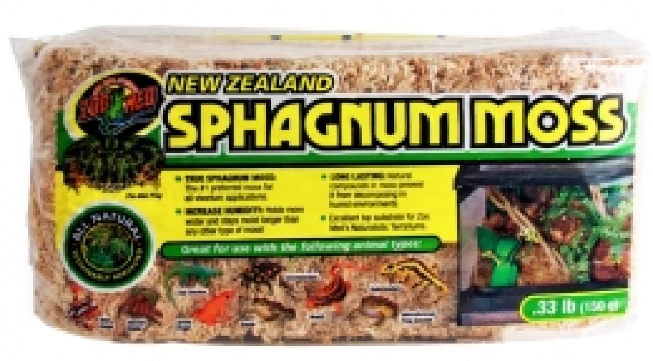 Natürliches Terrarium Substrat: Zoo Med New Zealand Sphagnum Moss